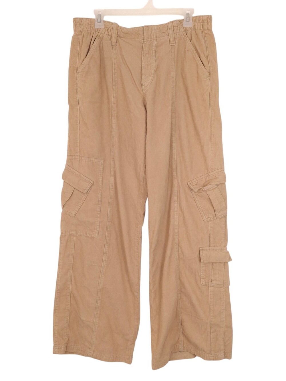 Urban Outfitters BDG Y2K Cargo corduroy pants baggy utility low rise wide leg